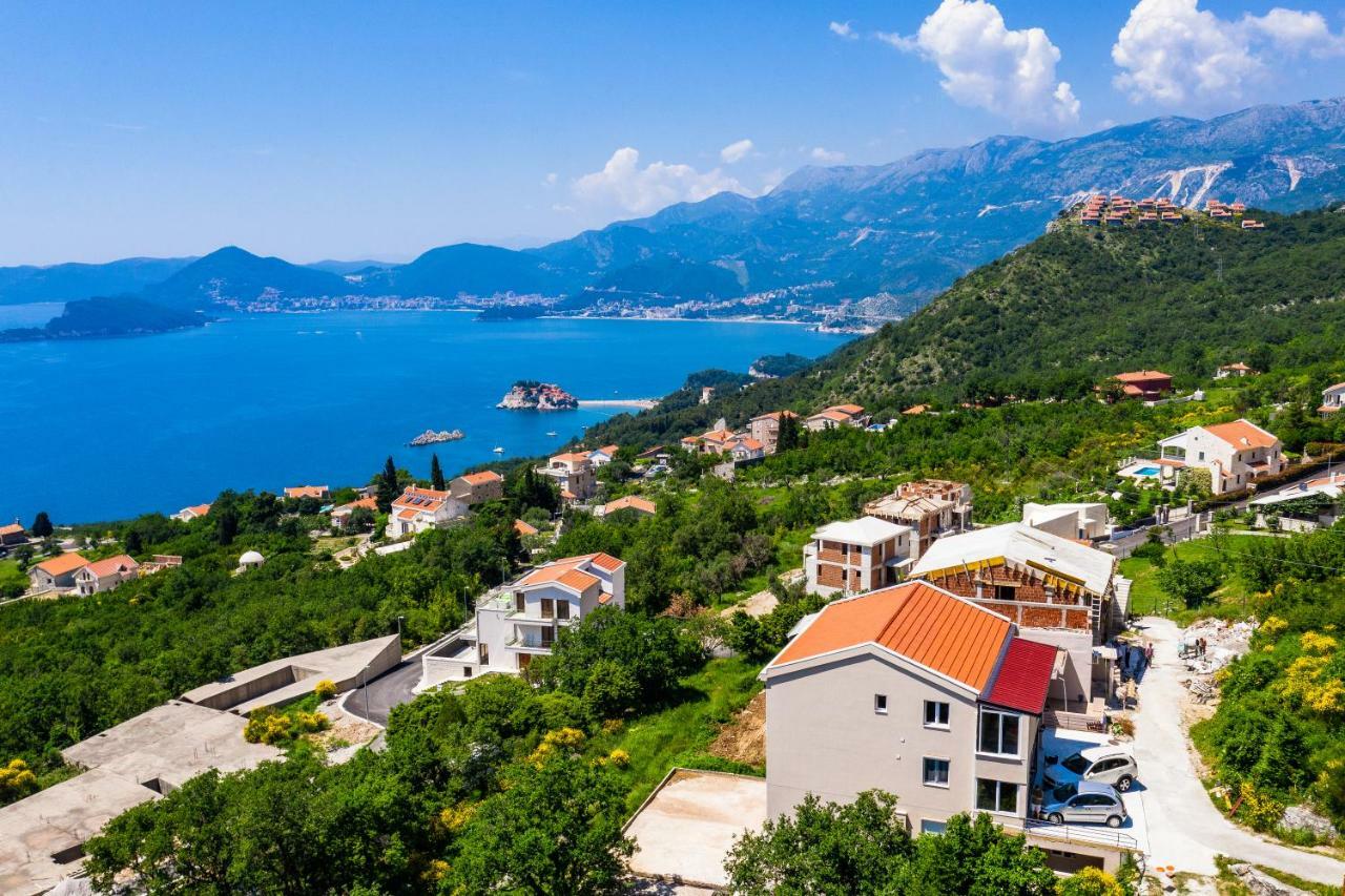 Apartmani VISUM Sveti Stefan Bagian luar foto
