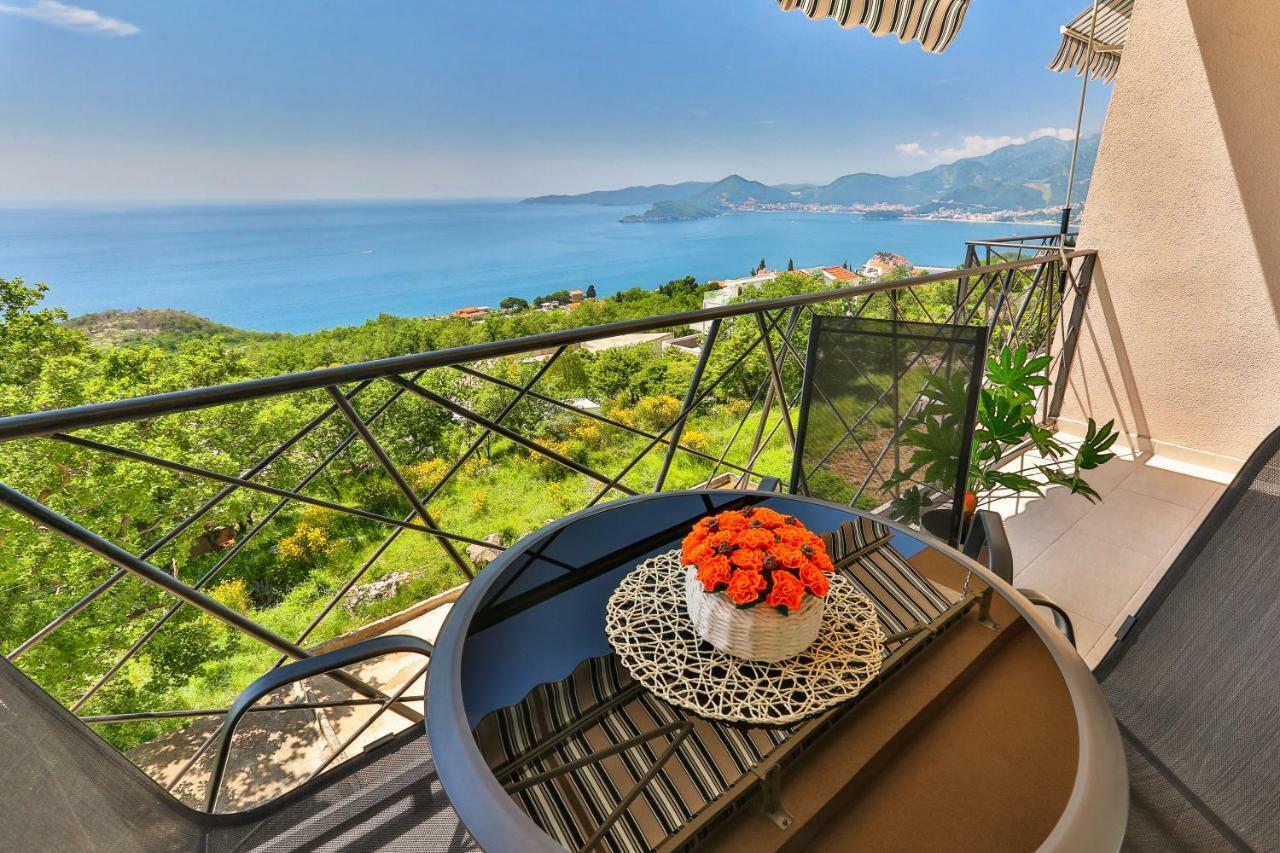 Apartmani VISUM Sveti Stefan Bagian luar foto