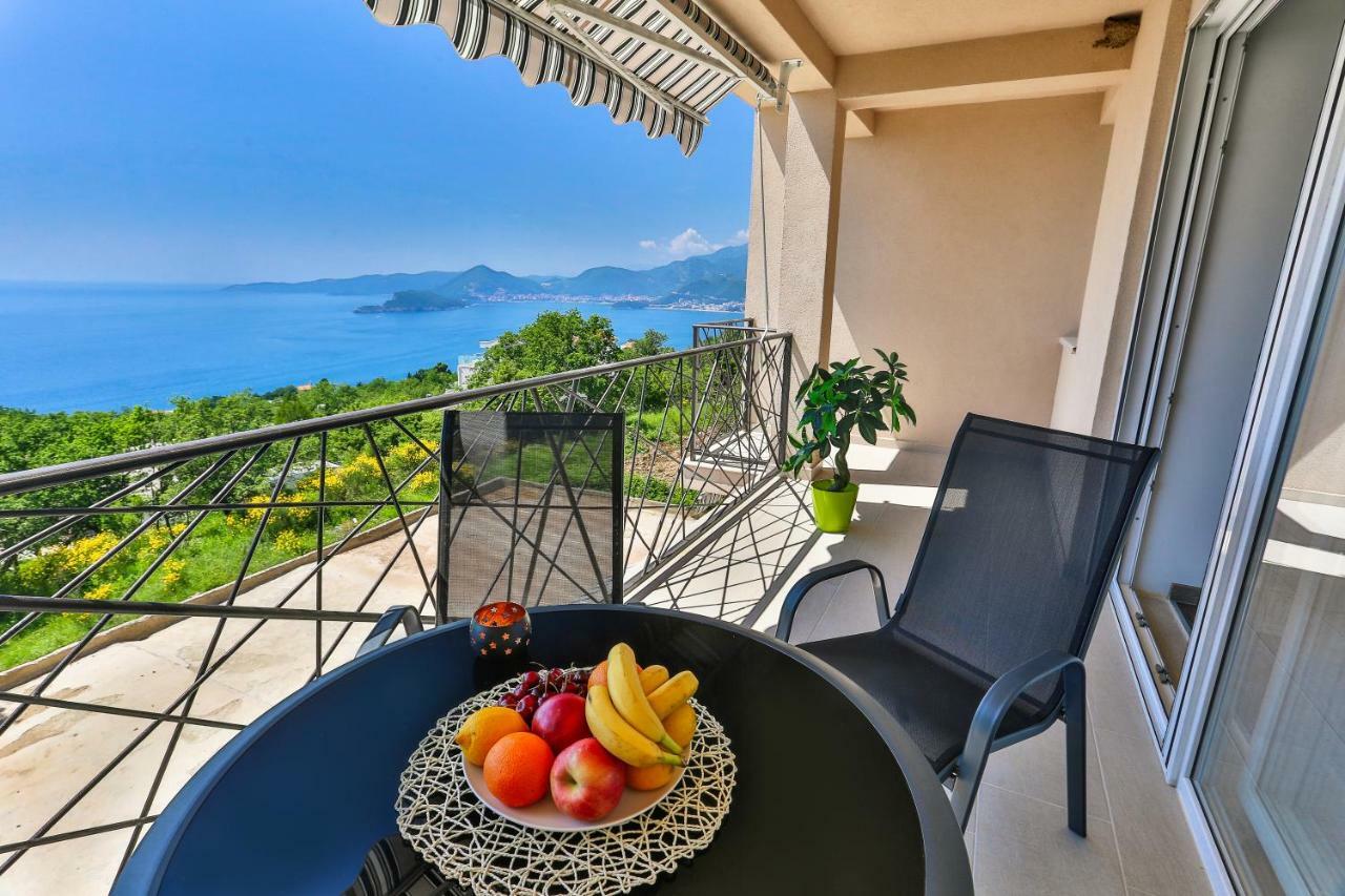 Apartmani VISUM Sveti Stefan Bagian luar foto