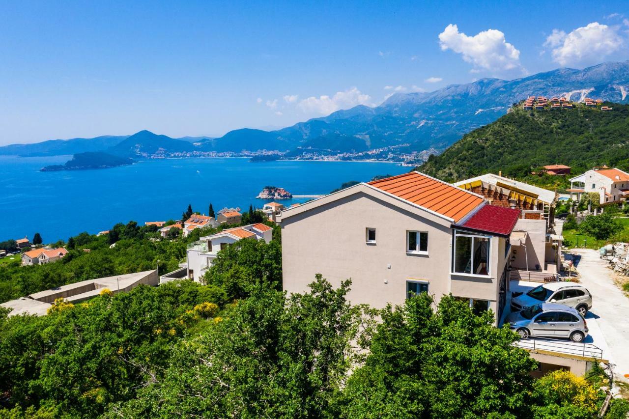 Apartmani VISUM Sveti Stefan Bagian luar foto