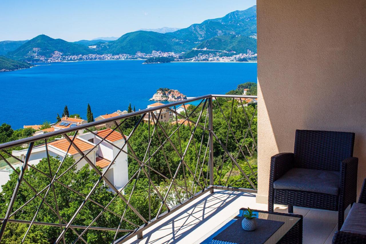 Apartmani VISUM Sveti Stefan Bagian luar foto