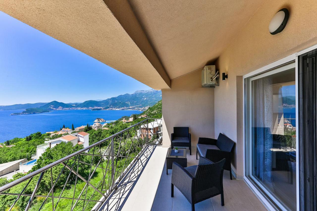 Apartmani VISUM Sveti Stefan Bagian luar foto